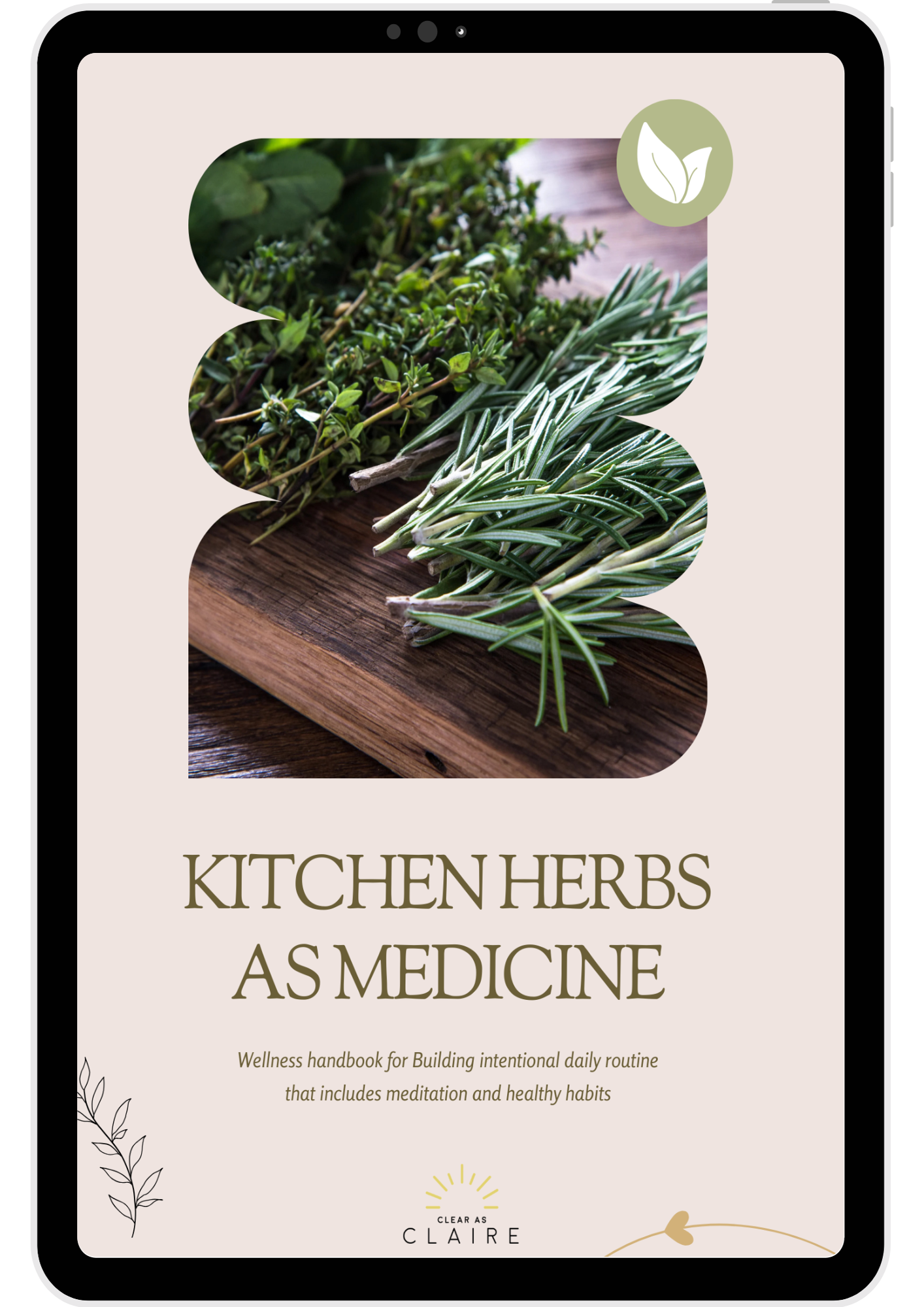 Kitchen Herbs As Medicine E-Book