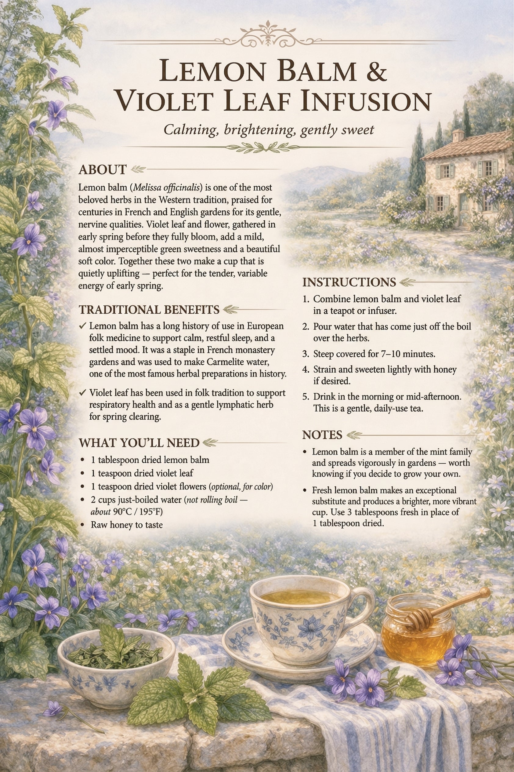 La Vie Tea — The Seasonal Apothecary Soft Cover