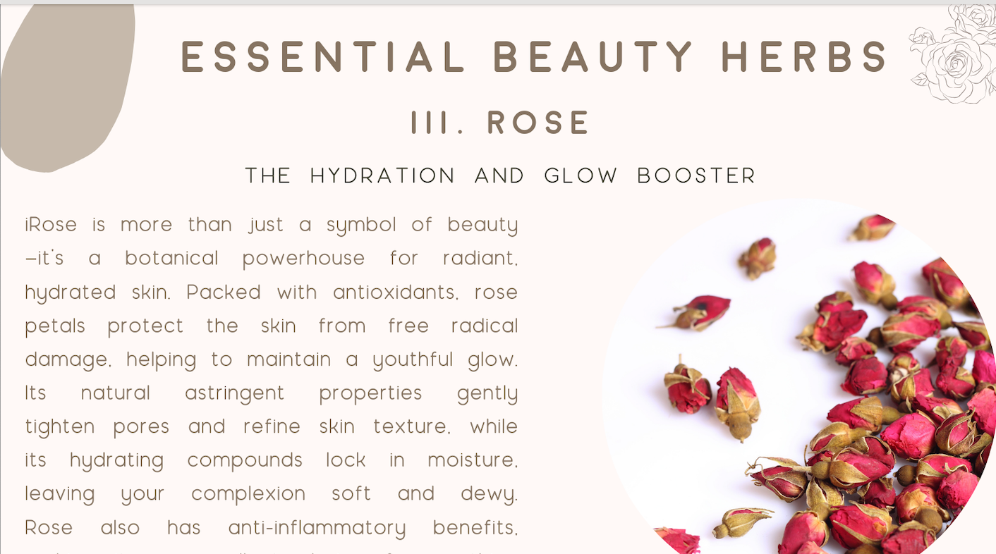 Herbal Beauty From The Inside Out E-Book