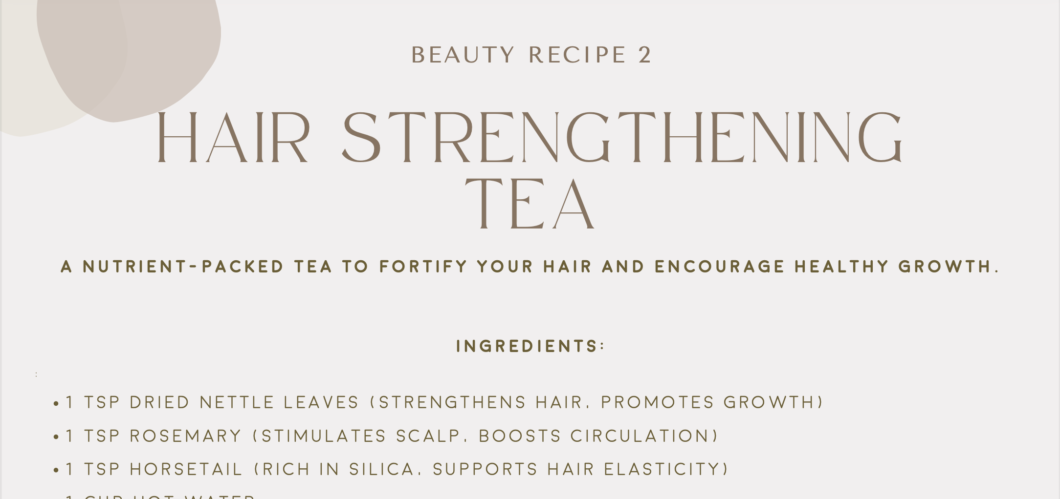 Herbal Beauty From The Inside Out E-Book