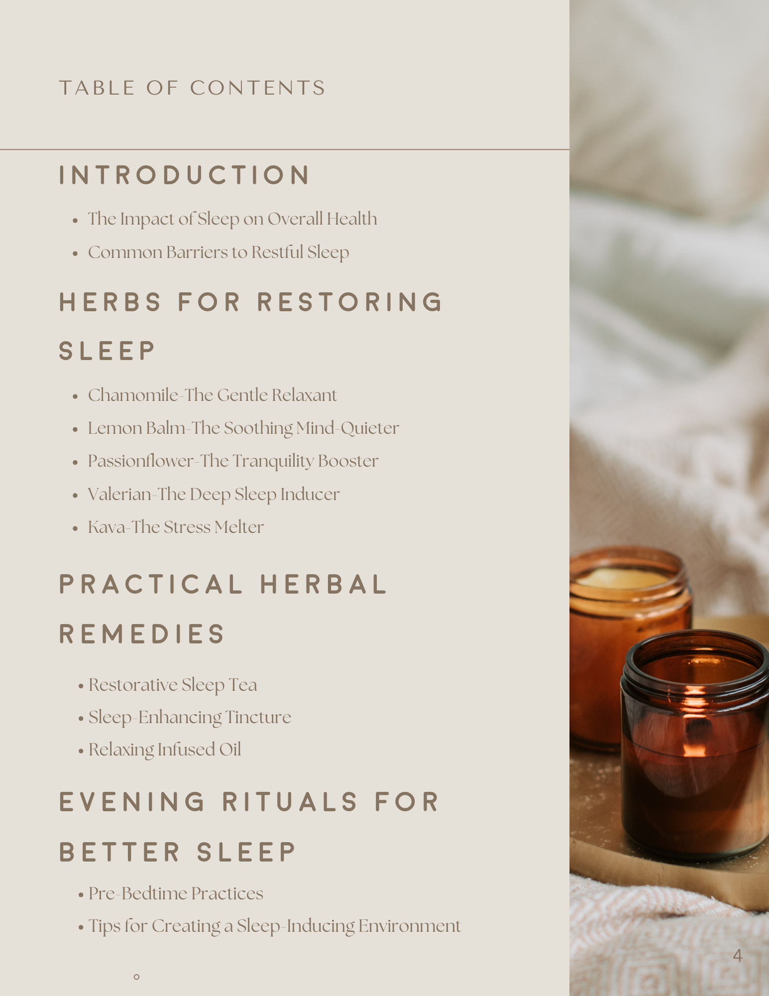 Restoring Sleep: The Herbal Guide To Better Rest E-Book