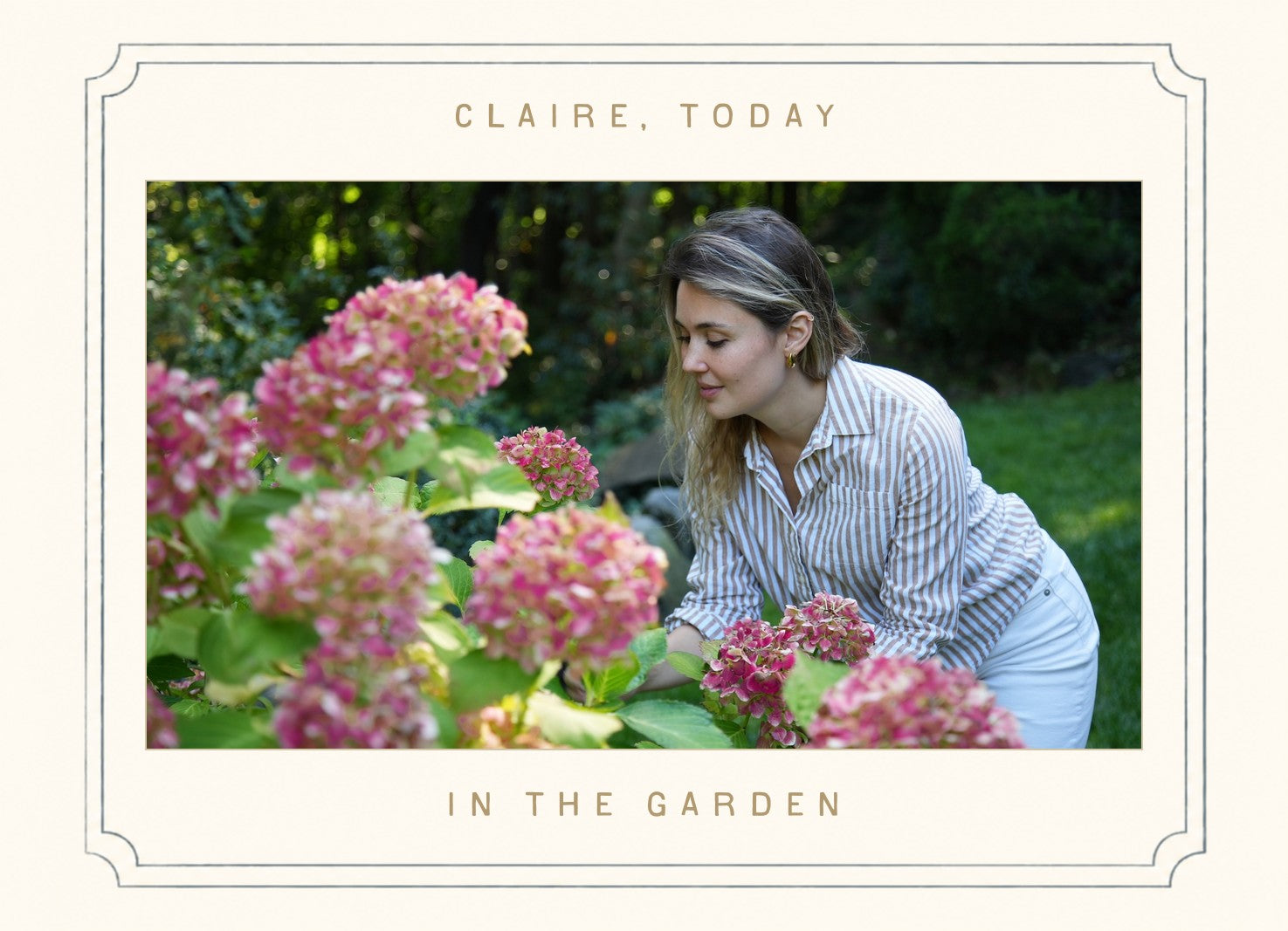 Claire, today